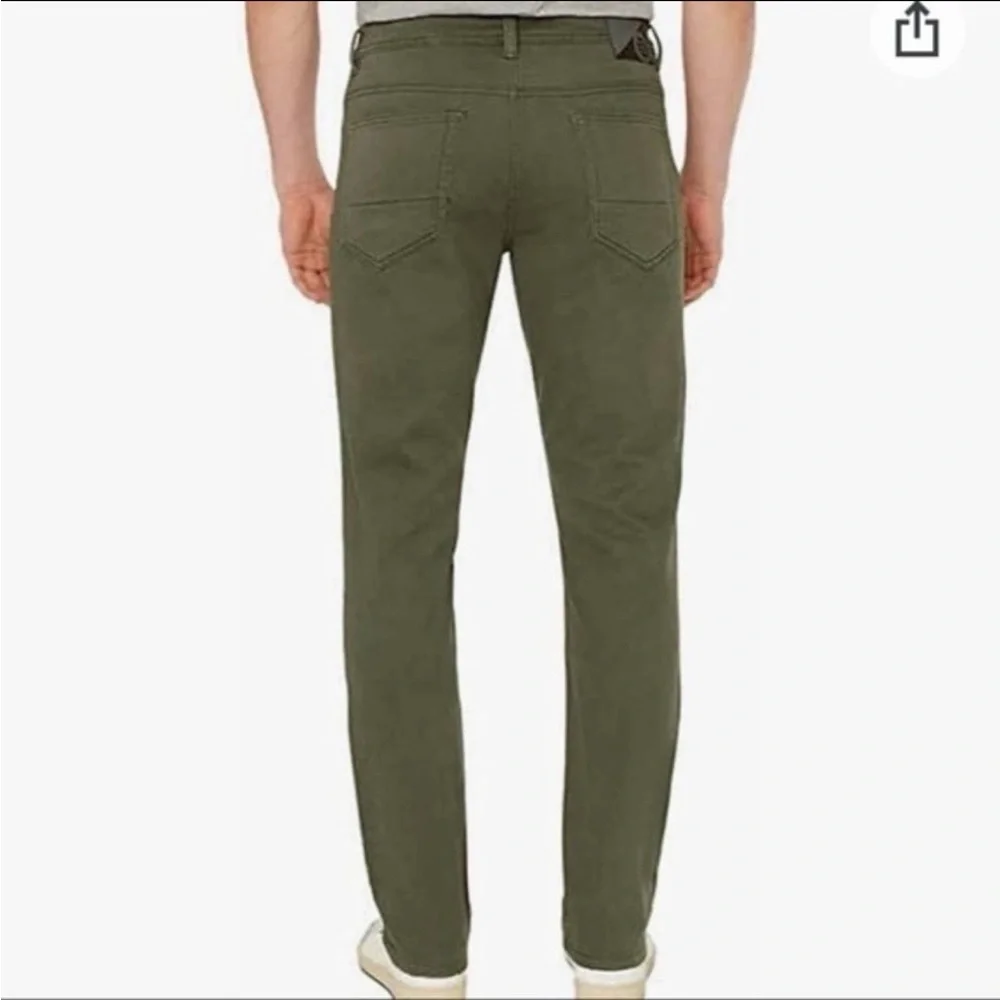 Buffalo David Bitton Archer Slim Stretch 5 Pocket Pant Green